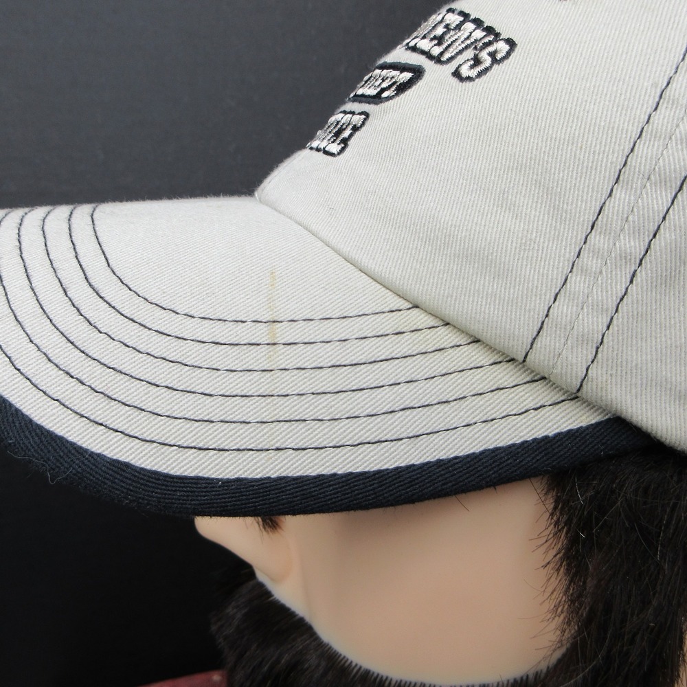 Port Authority Sportsmen's Fishing Dept Service Hat Int'l Falls Beige Black Cap - Picture 4 of 7